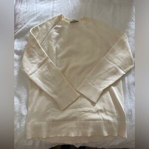 Cream Crewneck Sweater Size S